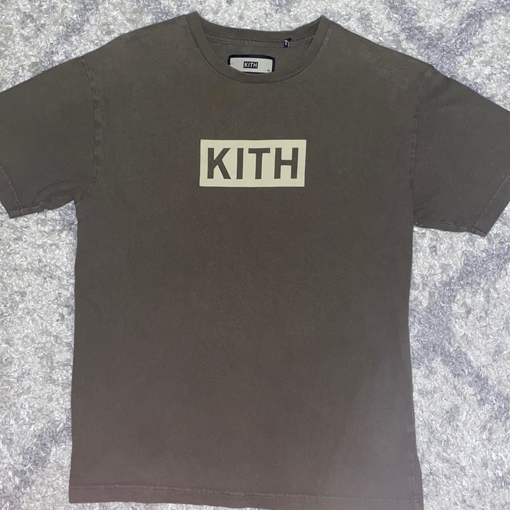 Kith Olive Box Logo Tee (Rare)